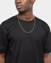 10K Solid Yellow Gold Necklace Gold Rope Chain, 10K Gold Rope Chain