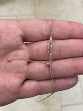 14K Rose Gold Over 925 Sterling Silver Curb Cuban Adjustable 1mm Chain, Rose Gold, 925 Sterling Silver