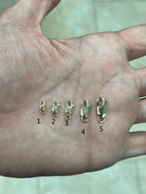 14K Solid Yellow Gold Lobster Claw Clasp Lock Finding - Bracelet Chain Necklace - Genuine 14K - Solid Gold - Many Sizes