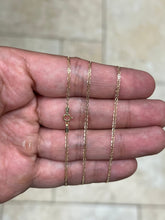 14K Solid Yellow Gold Necklace Gold 1mm Marina Mariner Chain, 14K Gold Chain, 14k Mariner Chain, Mariner Gold Chain, Men, Woman