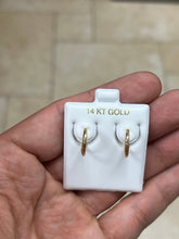 14k Gold Simple Polished Hoop Earrings for Women - 14mm Classic Huggies - 14k Solid Yellow Gold - Fine Jewelry, Hypoallergenic