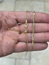 14k Yellow Gold Over 925 Sterling Silver Valentino Adjustable Chain Necklace 24" 1.5mm, 925 Sterling Silver, Valentino