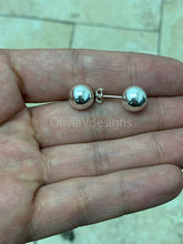 925 Sterling Silver Ball Stud Earrings (1 pair)...2mm, 3mm, 4mm, 5mm, 6mm, 7mm,8mm,9mm, 10mm Ball Studs, Simple Earrings, Bridesmaid Gift