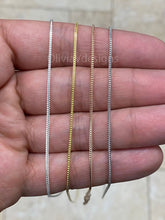 925 Sterling Silver Silver Franco Wheat Foxtail Necklace 24" 1mm, Choose From Silver, Rhodium, 14k Yellow Gold, 14k Rose Gold