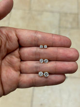 IGI Certified 14k Yellow Gold Lab Grown Diamond Studs 0.50 1.00 1.50 Carats, Screw Back, Diamond Studs, Round Diamond Stud Earrings Unisex