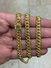 Solid 925 Sterling Silver Italian Chain Necklace Bracelet, Solid Miami Cuban Curb Link Chain, 7mm Necklace Chain, Gift For Him, Cuban Link