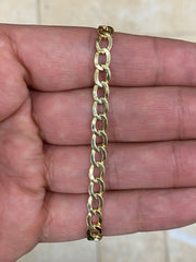 10K Yellow Gold Cuban Curb Miami Cuban Chain 5.5mm 26'' Yellow Gold Chain, Necklace, Cuban, Unisex, Men, Woman