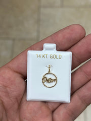 14K Solid Gold Dream Pendant, 14K Solid Gold, Hope Inspiration Pendant, Gift, Genuine 14k Yellow Gold