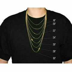 14K Yellow Gold Over 925 Sterling Silver 5mm Puffy Anchor Link Chain Necklace Solid Silver, Men's And Ladies, Puffy Chain, Thick