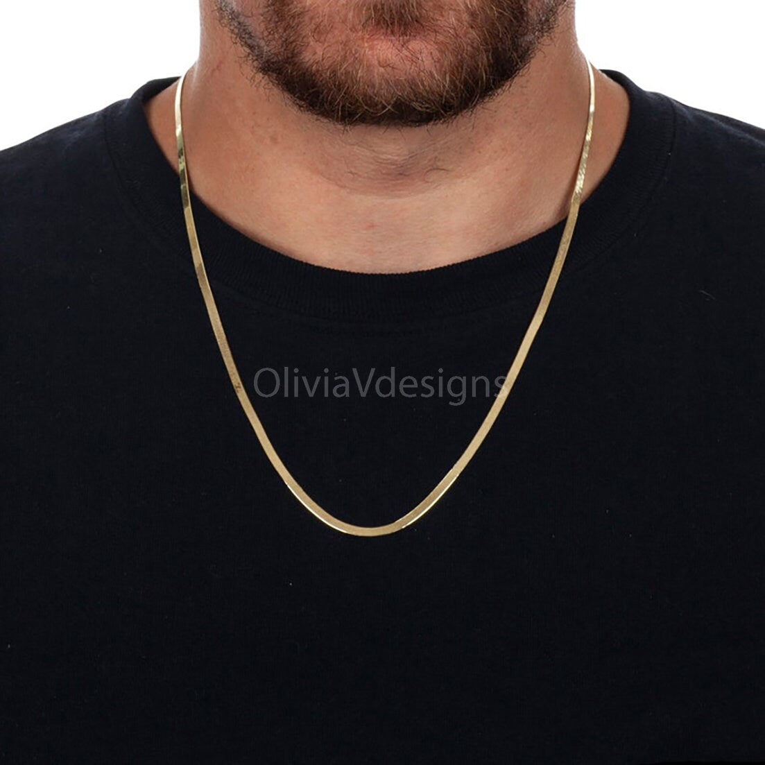 14K gold snake chain / gold choker / High quality Flat snake chain / gold necklace / 925 Sterling Silver / gold chain / bridesmaid gift