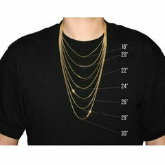 18K Solid Yellow Gold Box 0.6mm Necklace Chain With Lobster Clasp 16" 18" 20" Finished Necklace, Everyday Necklace
