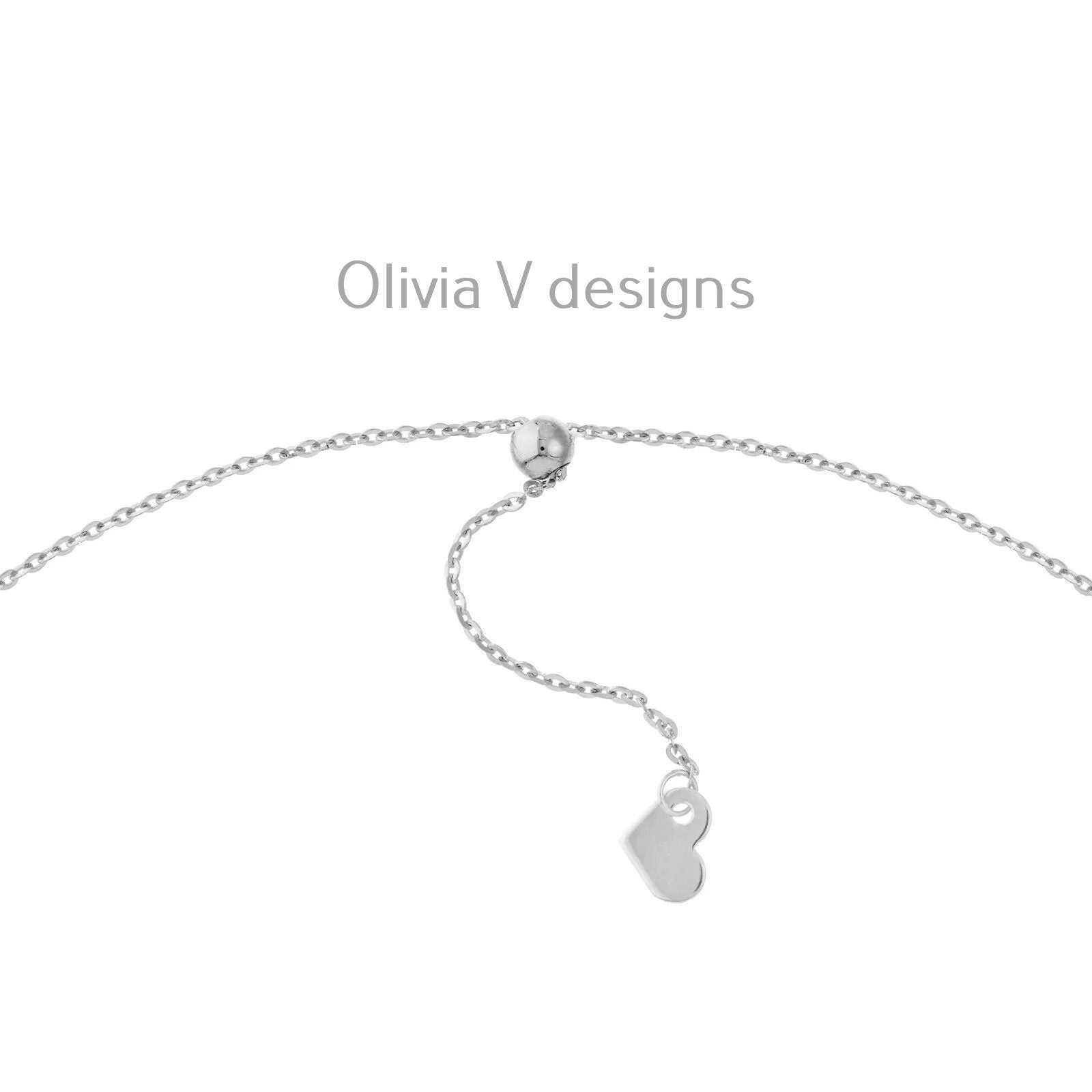 1mm Solid Adjustable Cable Chain REAL 14K White Gold Up To 22", Cable Chain, 14k White Gold