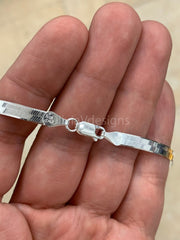 4.50mm Herringbone Chain, 925 Sterling Silver Necklace 16'' 18'' 20'' 22'' 24'' 30'', Italy Made, Gift, Everyday Necklace, Bracelet, Anklet