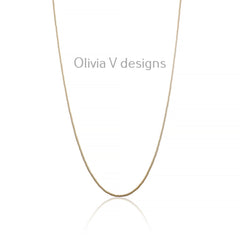 925 Sterling Silver 14K Yellow Gold Plated Round Snake Chain necklaces 1.4mm -  All Lengths - Round Snake