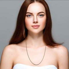 925 Sterling Silver 14K Yellow Gold Plated Round Snake Chain necklaces 1.6mm -  All Lengths - Round Snake