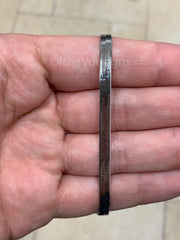 925 Sterling Silver 4.5mm Rhodium Herringbone Chain, 925 Sterling Silver Necklace Bracelet Or Anklet  , Italy , Gift for Her