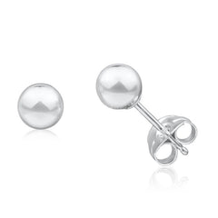 925 Sterling Silver Ball Stud Earrings (1 pair)...2mm, 3mm, 4mm, 5mm, 6mm, 7mm,8mm,9mm, 10mm Ball Studs, Simple Earrings, Bridesmaid Gift