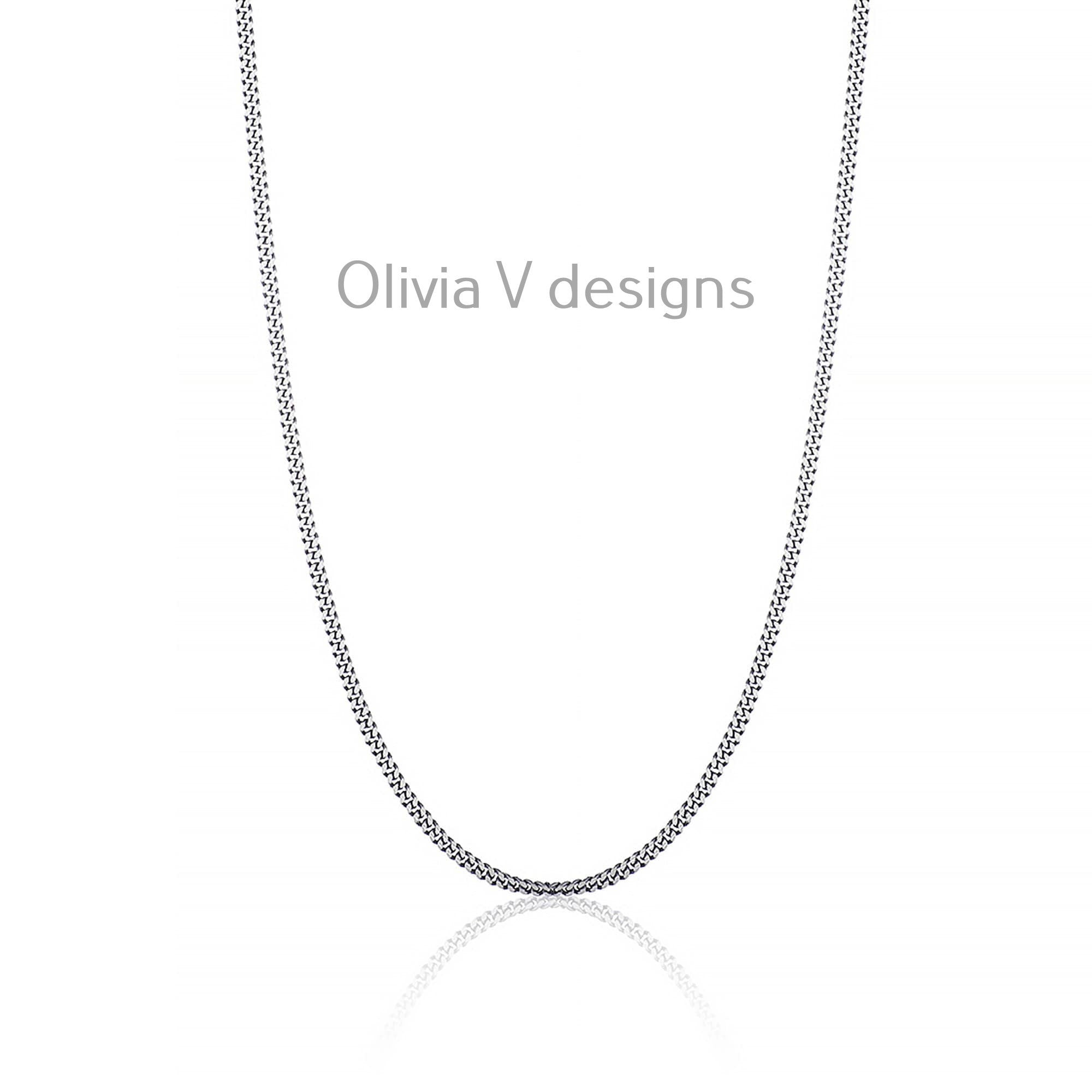 925 Sterling Silver Oxidized Miami Cuban Curb Chain 2.2mm, Bali Chain, Black Chain Necklace, Rustic Chain For Pendants, 925