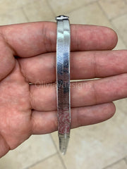 9mm Herringbone Chain, 925 Sterling Silver Necklace 16'' 18'' 20'' 22'' 24'' 30'', Italy Made, Plux, Gift for Her, Everyday Necklace