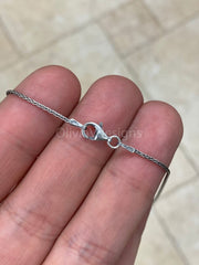 Chain Sterling Silver Oxidized Wheat Spiga Chain 1mm, Bali Woven Chain, Braided Black Chain Necklace, Rustic Chain For Pendants, 925