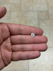 Natural 1.50 Carat Round Diamond F/G Color I2-I3 Loose Stone Diamond - Natural Diamond - 7mm