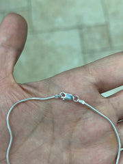 Real Solid 925 Sterling Silver Snake Chain Anklet 1.4mm 9'' - Genuine 925 Silver - Round Snake - Anklet