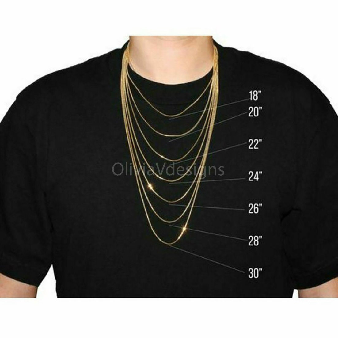 Rope Style Chain Necklace For Men - Men's 925 Sterling Silver 14k Gold Necklace - Men's Jewelry - Gold Necklace For Men