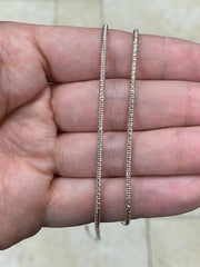Rose Gold Snake Chain Necklace • 925 Sterling Silver/14K Rose Gold Snake Chain Necklace • Dainty Layering Necklaces, Minimalist Jewelry